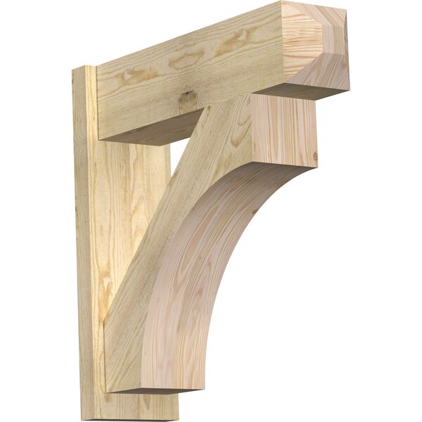 Ekena Millwork Westlake Rough Sawn Craftsman Outlooker, Douglas Fir, 8"W x 28"D x 28"H OUT08X28X28WTL04RDF - main